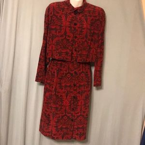 Hana Bachman red and wine zs 4 dress